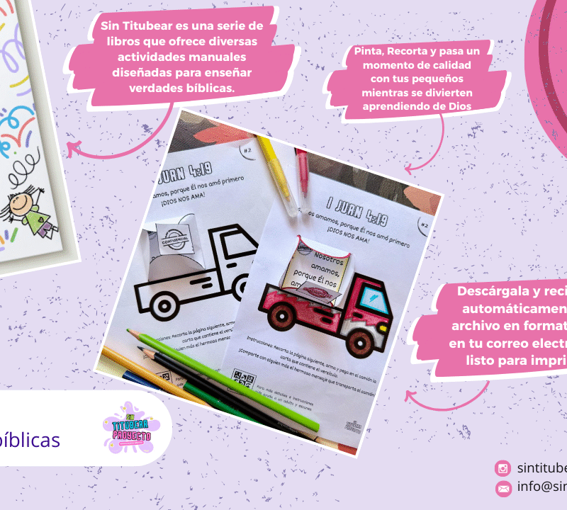 Manualidades Bíblicas para Niños – 1 Juan 4:19 (PDF Gratis)