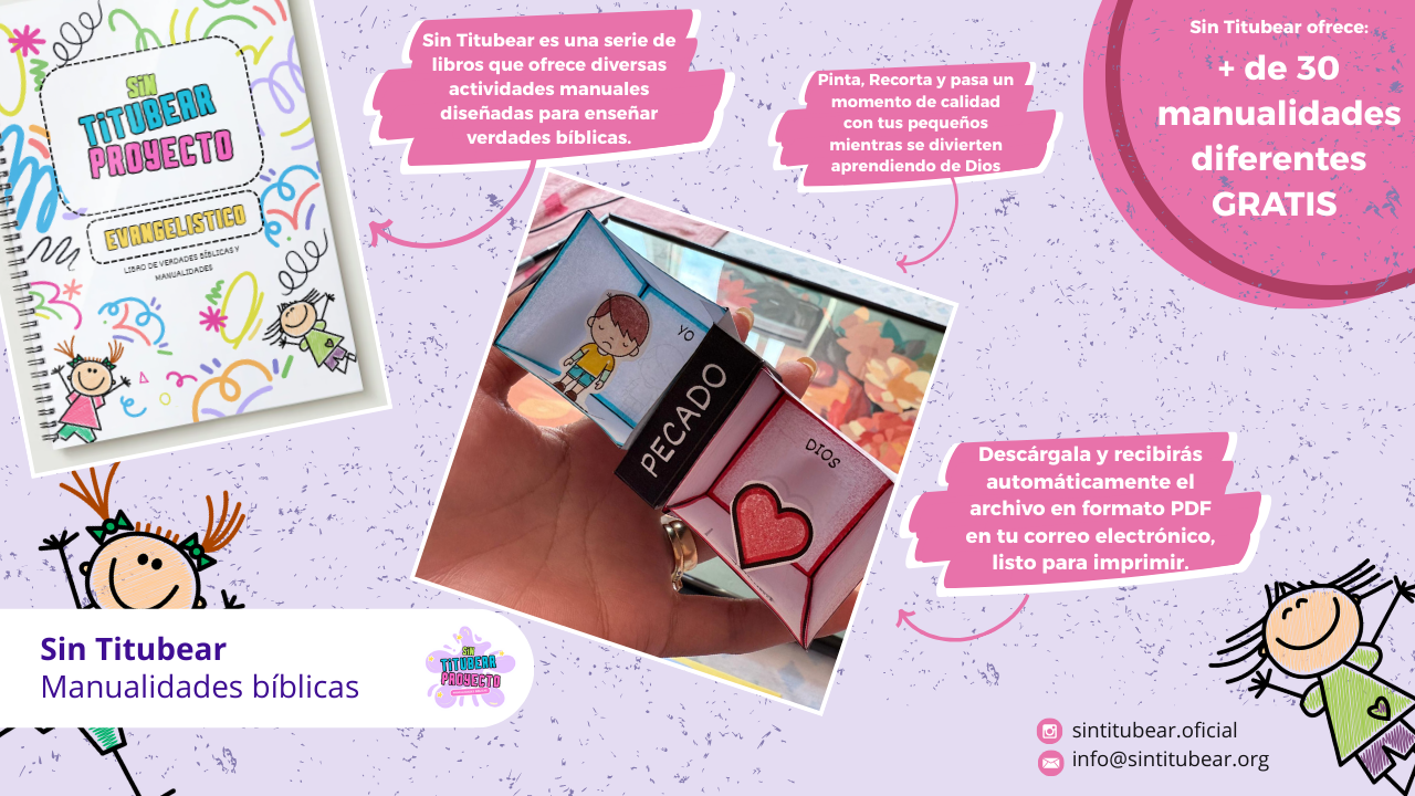 Manualidades Bíblicas para Niños – Romanos 3:23 (PDF Gratis)