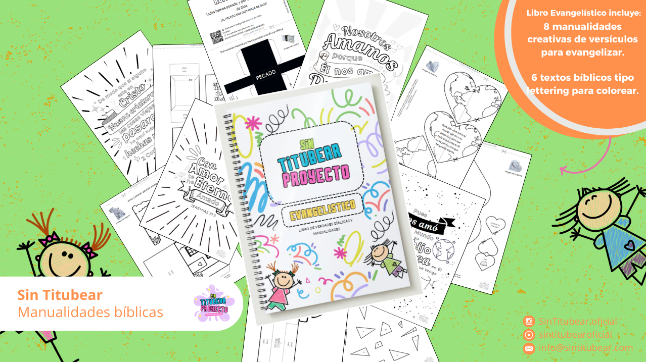 Libro de Manualidades Evangelísticas para Niños – Libro Completo