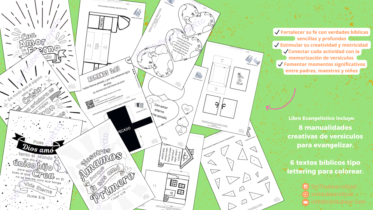 Libro de Manualidades Evangelísticas para Niños – Libro Completo - Image 2