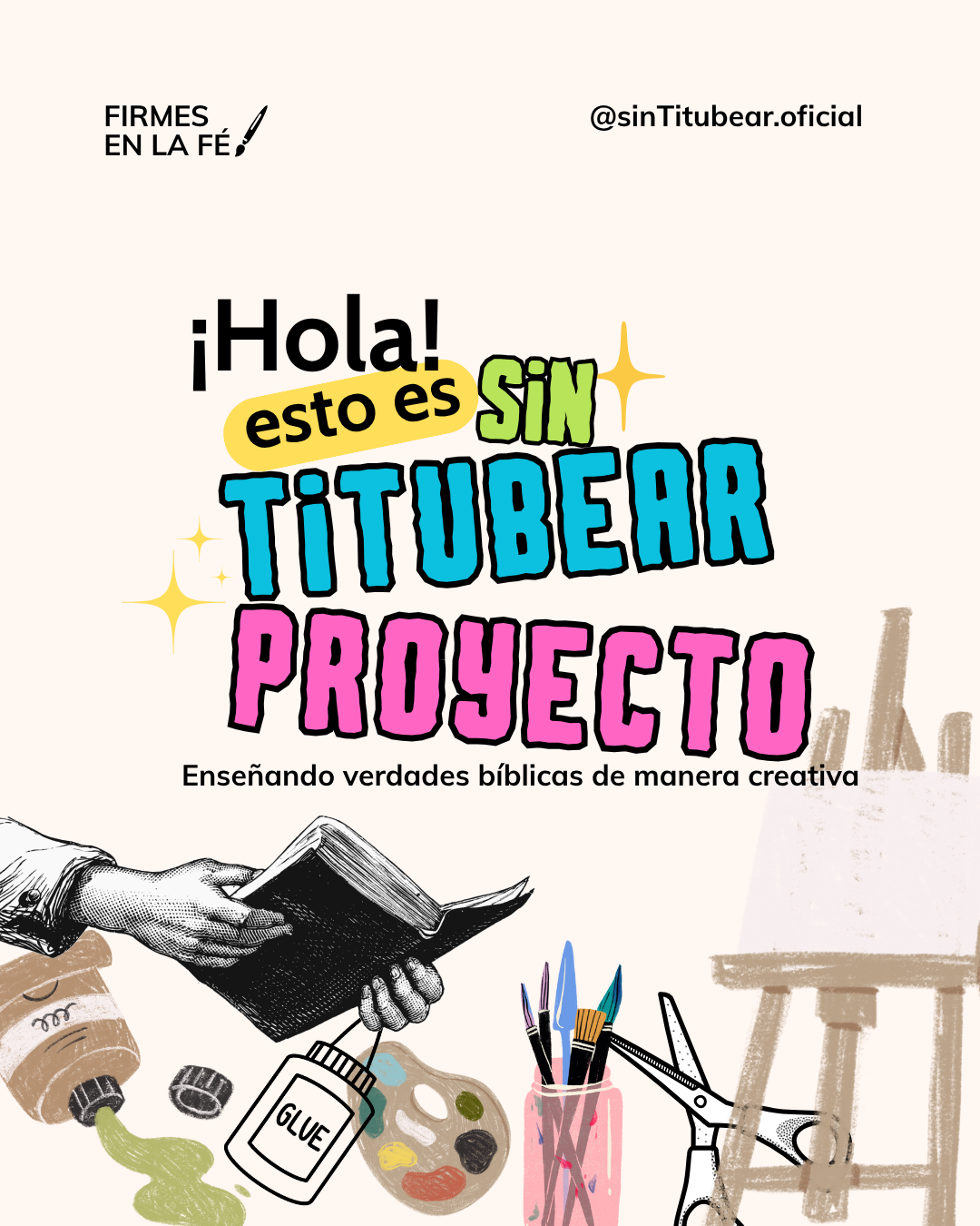 Post de Instagram Taller de verano de arteterapia Ilustrado Verde y beige (5)