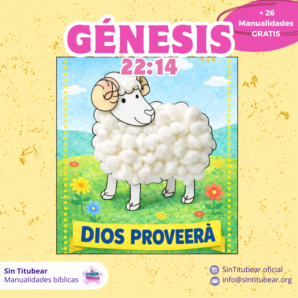 Génesis 22 - Manualidades Bíblicas para Niños (PDF Gratis)