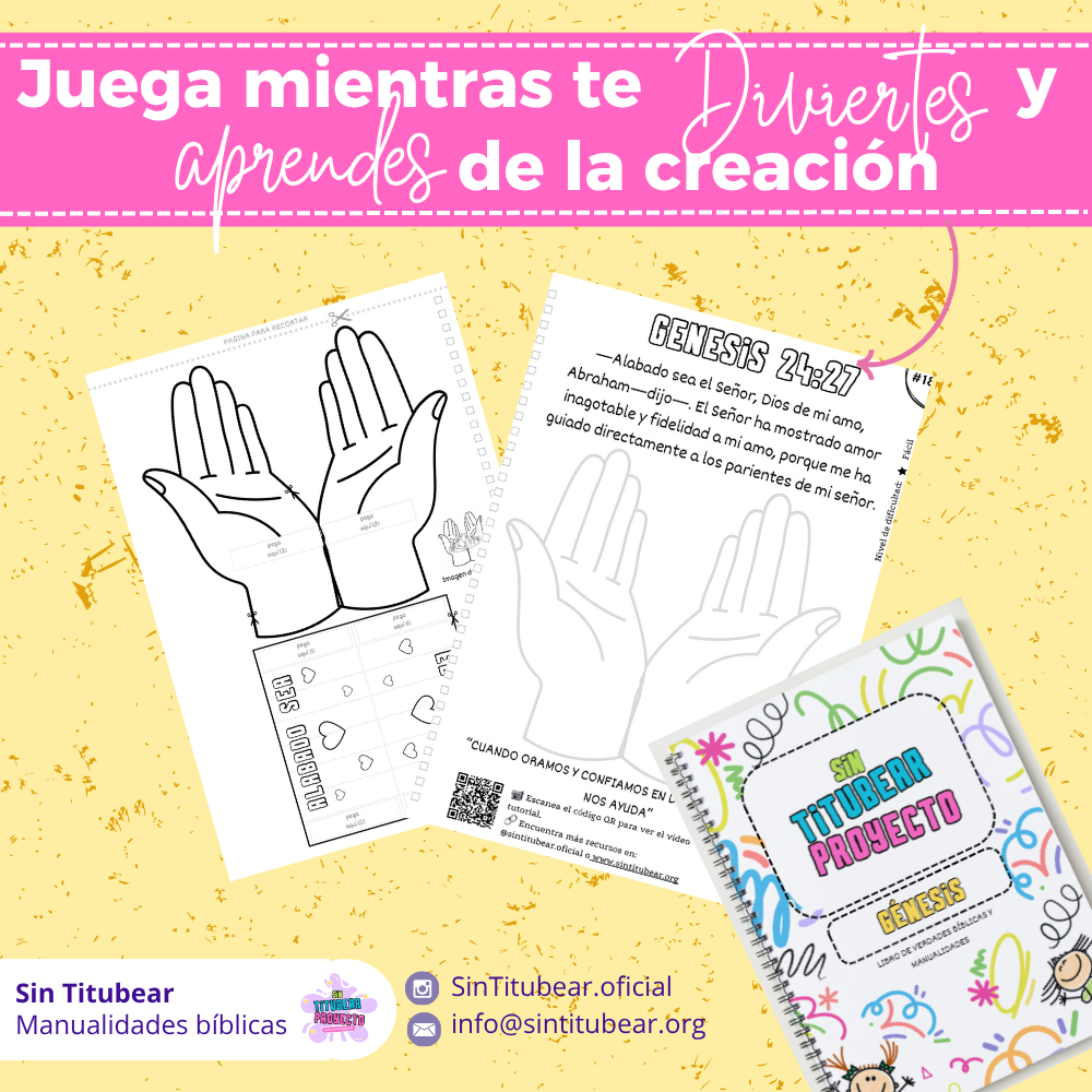 Génesis 24:27– Manualidad Bíblica para niños (PDF Gratis) - Image 2